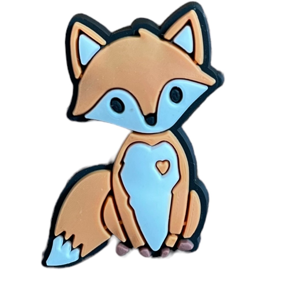 Fox Croc Charm